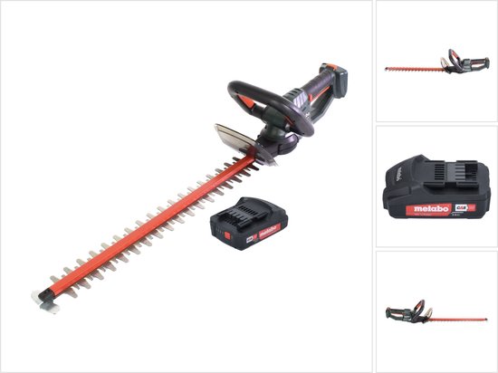 Metabo HS 18 LTX 45 accu heggenschaar 18 V 43 cm + 1x accu 2.0 Ah - zonder oplader van Merkloos	