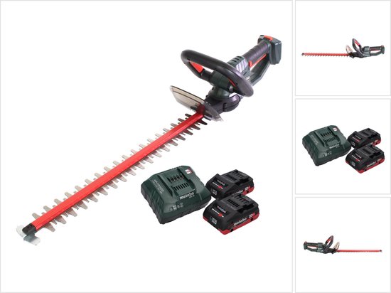 Metabo HS 18 LTX 45 accu-heggenschaar 18 V 43 cm + 2x accu 4,0 Ah + oplader