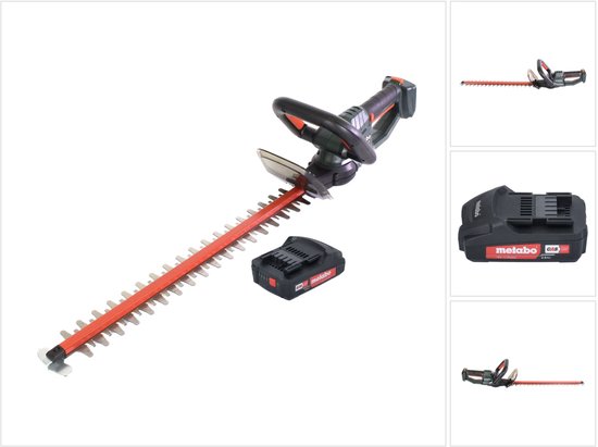 Metabo HS 18 LTX 65 accu heggenschaar 18 V 63 cm + 1x accu 2.0 Ah - zonder oplader van Merkloos	