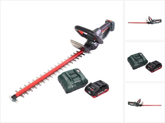 Metabo HS 18 LTX 65 accu heggenschaar 18 V 63 cm + 1x accu 4.0 Ah + lader van Merkloos	