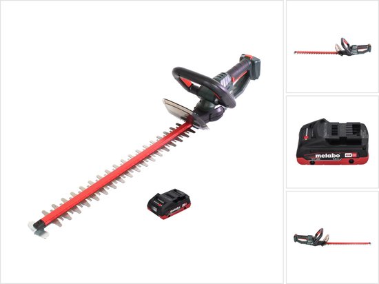 Metabo HS 18 LTX 65 accu heggenschaar 18 V 63 cm + 1x accu 4.0 Ah - zonder oplader van Merkloos	