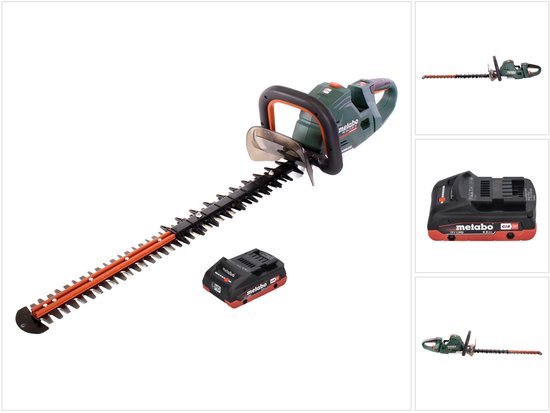 Metabo HS 18 LTX BL 65 accu heggenschaar 18 V 60 cm borstelloos + 1x accu 4.0 Ah - zonder oplader van Merkloos	