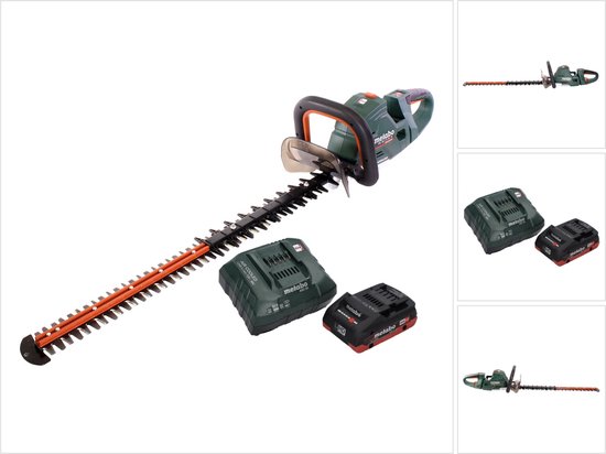 Metabo HS 18 LTX BL 75 accu-heggenschaar 18 V 75 cm borstelloos + 1x accu 4,0 Ah + oplader van Merkloos	