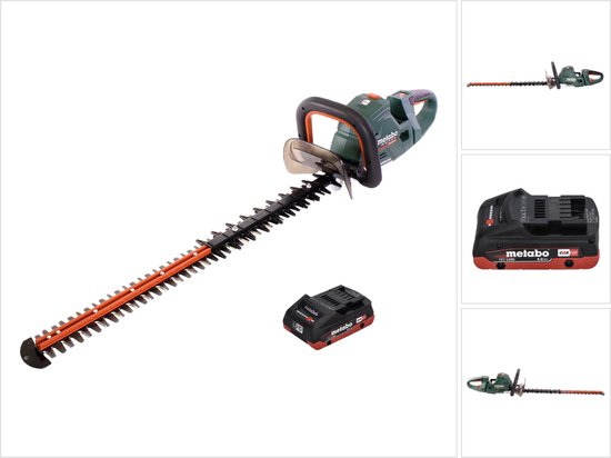 Metabo HS 18 LTX BL 75 accu-heggenschaar 18 V 75 cm borstelloos + 1x accu 4,0 Ah - zonder oplader