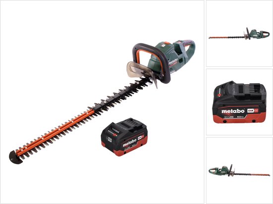 Metabo HS 18 LTX BL 75 accu heggenschaar 18 V 75 cm borstelloos + 1x accu 8.0 Ah - zonder oplader van Metabo