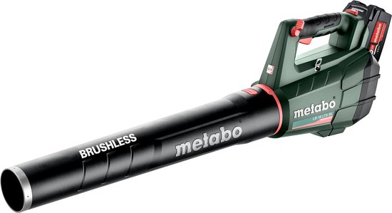 Metabo LB 18 LTX BL 18V Li-Ion accu bladblazer set (2x 5,2Ah) - koolborstelloos - 150km/h van Metabo