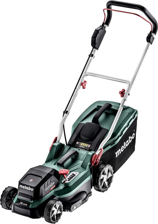 Metabo RM 36-18 LTX BL 36 Grasmaaier Accu Incl. 2 accus, Incl. oplader 18 V Snijbreedte max. 36 cm van Metabo