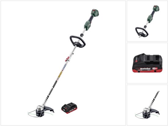 Metabo RTD 18 LTX BL 30 accu grastrimmer 18 V 30 cm borstelloos + 1x accu 4.0 Ah - zonder lader van Merkloos	