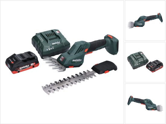 Metabo SGS 18 LTX Q accu gras- en struikschaar 18 V + 1x accu 4,0 Ah + oplader