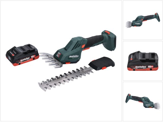 Metabo SGS 18 LTX Q accu gras- en struikschaar 18 V + 1x accu 4,0 Ah - zonder oplader van Merkloos	