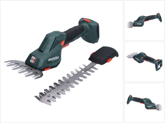 Metabo SGS 18 LTX Q Serie - Accu Gras- en Heggenschaar - 20cm/8mm - Ergonomisch - 18V