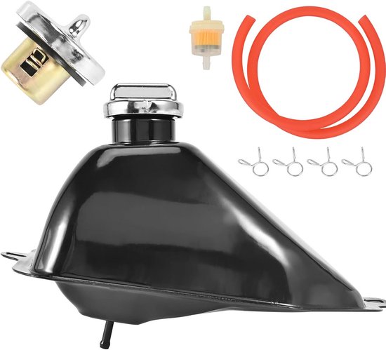 Metalen Benzinetank voor Motorfiets 50cc tot 125cc van Merkloos	