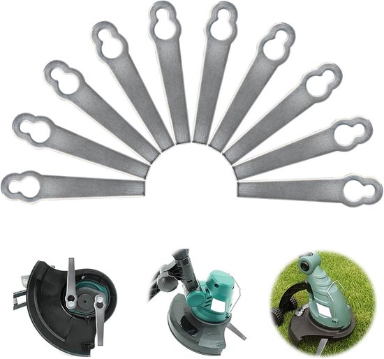 Metalen Reservemesjes voor Grastrimmer en Grasmaaier - Set van 10 Stuks