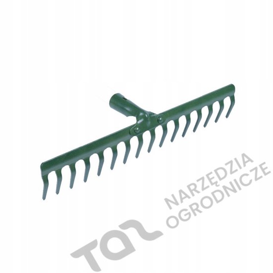 Metalen Tuingarde 16 Tanden - 43cm Werkbreedte van Merkloos	