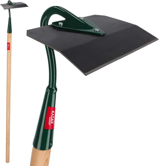 Metalen Tuinschoep - Onkruidsteker Hout - Bodem Losmaken - Lange Handgreep - 16 cm Werkbreedte van Merkloos	