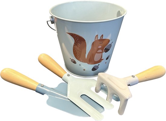 Metalen zandemmertje van Dantoy