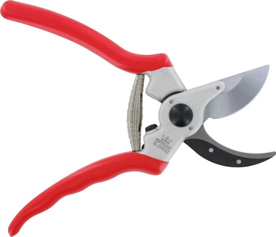 Metallo Snoeischaar - Heavy Duty - Ergonomisch - 215 mm - Rood van Metallo