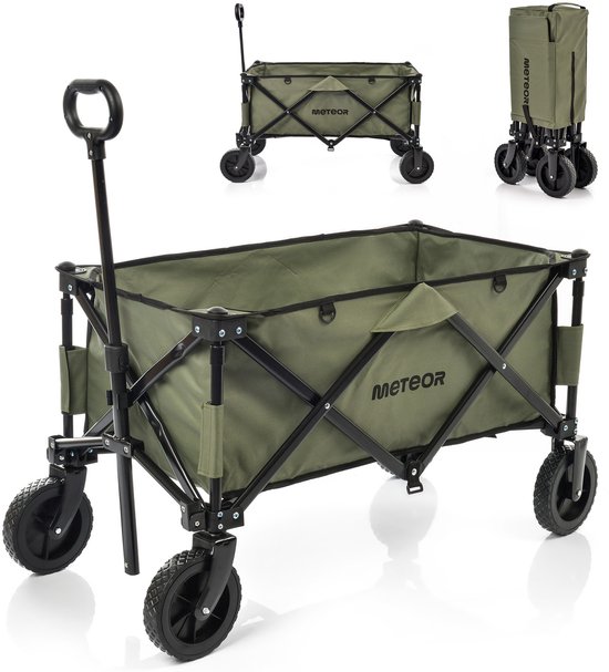 Meteor X-300 - Vouwtransportwagen - donker groen van Meteor