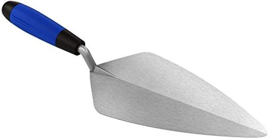 Metseltroffel - Afwerk troffel - Metselwerk afwerken - Pro carbon staal - 13 inch - Meerkleurig
