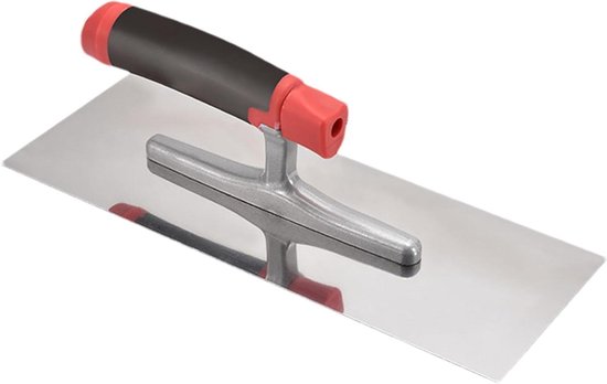Metselwerk Troffel - Stukadoorsgereedschap Gipsplaat - Voegen en Pleisteren - Roestvrij Staal - 300x110mm - Enkele Attribuut van Merkloos	