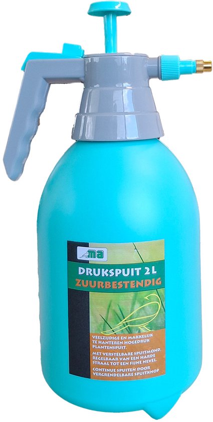 Meuwissen Agro Drukspuit - 2 liter - Zuurbestendig - Messing sproeimond van Merkloos	