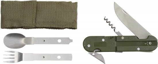MFH Outdoor - Bestek - 3-delig  - inklapbaar - nylon etui van MFH