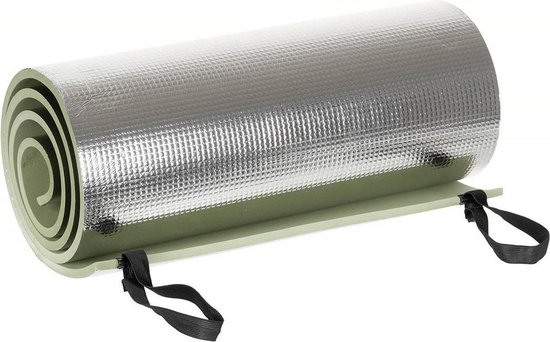 MFH - Slaapmat / Isoleermat -  Legergroen  -  aluminium gecoat  -   50 x 200 x 1 cm van MFH