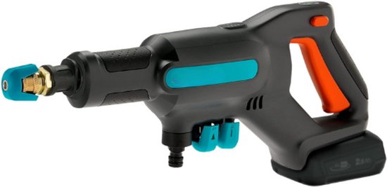 Middendrukreiniger met Accu AquaClean 24/18 V P4A Ready-To-Use-Set – Accureiniger voor Buiten met 3 Reinigingsniveaus – Max. Druk 24 Bar – Inclusief Accu + Lader (14800-20) [Energieklasse A] van Merkloos	