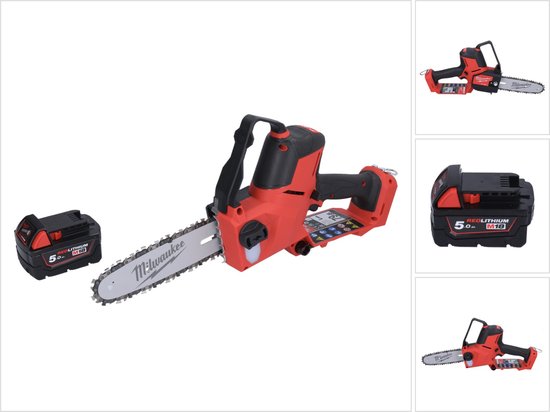 Milwaukee M18 FHS20-501 accu snoeizaag 18 V 20 cm + 1x oplaadbare accu 5.0 Ah - zonder oplader van Milwaukee