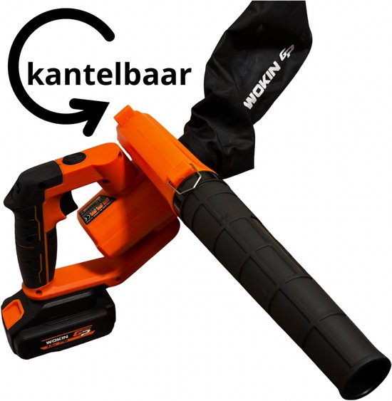 mini bladblazer op accu / met accu lader en accu van Merkloos	