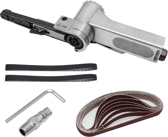 Mini Handmatige Haakse Slijper - Industri毛le Pneumatische Tool - Mini Lintschuurmachine - Geschikt voor Lassenplekken Slijpen - Braamverwijdering - Verkantingen en Coating Verwijdering van Merkloos	