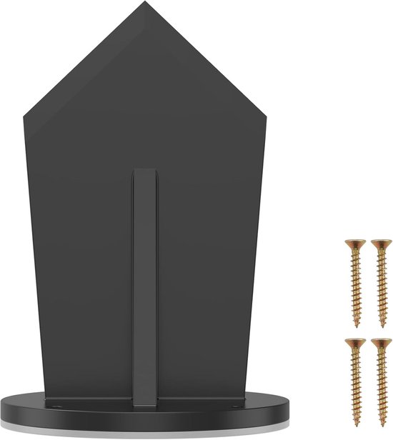 Mini houtklover - Houtklover van koolstofstaal - Efficiënt hout splijten - Gebruiksvriendelijk - Draagbaar - Geschikt voor kamperen, barbecueën en picknicken in de buitenlucht (zwart) van Merkloos	