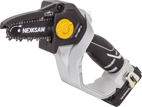 Mini Kettingzaag Chainsaw 6'' Nexxsaw® - 18V - Excl. batterij en oplader - Met deze compacte kettingzaag zaag je snel en gemakkelijk takken en andere houtsoorten - Maxxpack van MINI
