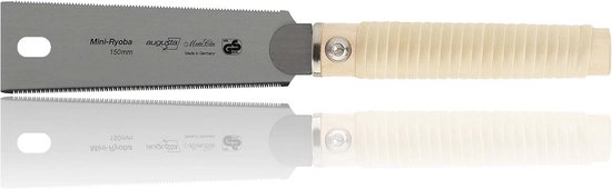 Mini-Ryoba Japanse Zaag - Traditioneel Ontwerp voor Fijne Houtsneden - 150 mm Bladlengte van Merkloos	