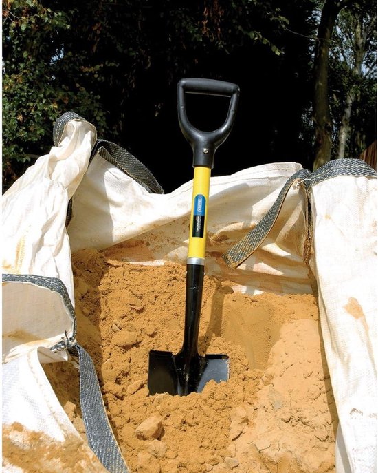 Mini-schep met ronde punt en glasvezelschacht - Draper 57569 met handvat van essenhout. van Draper