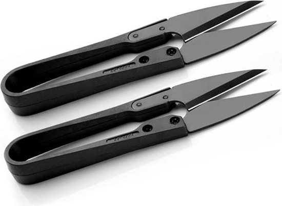 Mini snoeischaren - Set van 2 stuks - Stekschaartje, plantenschaar, bloemenschaar, plantenmesje, bloemenmesje - Extreem scherp van MINI