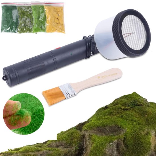 Mini Statische Grasapplicator - Mini-Vlokmachine-Applicator - Statische Grasapplicatorset Voor Doe-Het-Zelf Zand