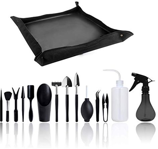 Mini Tuin Gereedschap Set voor Vetplanten - 15 Stuks van Merkloos	