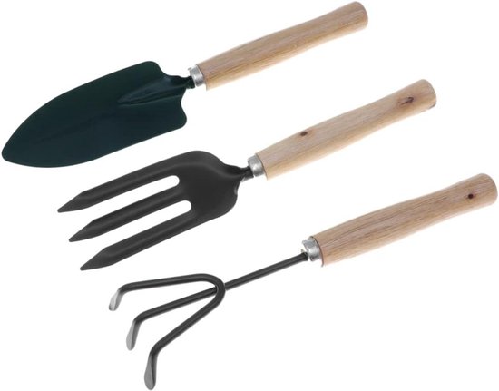 Mini Tuingereedschap Set - Bonsai Gereedschap - Planten Verzorgen - 3 Delige Set - 26 x 5 x 2 cm
