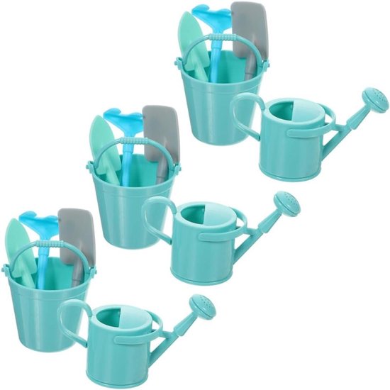 Mini Tuingereedschap Set - Tuin Ornamenten - Micro Landschap Decoratie - Realistische Vormgeving - 3 Sets - Diverse Kleuren