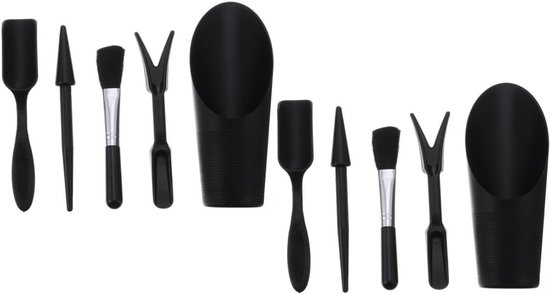 Mini Tuingereedschap Set - Vetplanten Gereedschap - Planten Verzorgen - Duurzaam Plastic - 10 Stuks - Diverse Kleuren