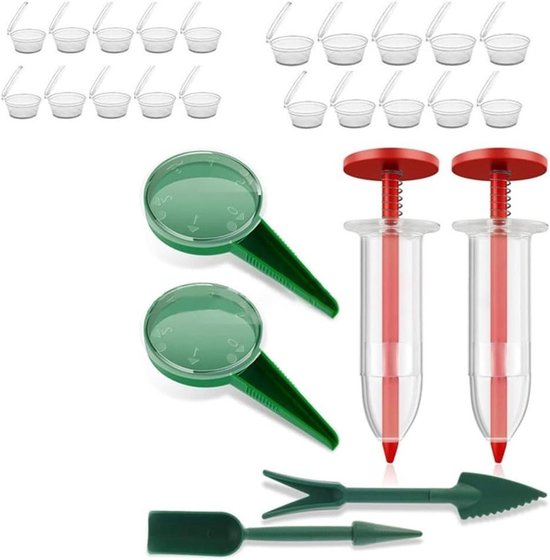 Mini Tuingereedschap Set - Zaaien Dispenser - Planten Zaaien - Draagbaar Ontwerp - 12 x 5 x 2 cm