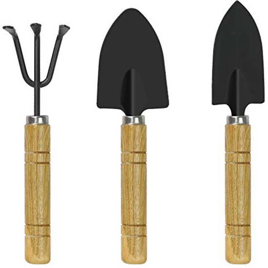 Mini Tuingereedschapsset - 3 Delen Handgereedschap voor Planten en Bonsai