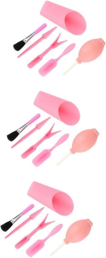 Mini Tuinset - Planten Gereedschap - Succulent Verzorging - Compact Ontwerp - 18 Stuks - Roze