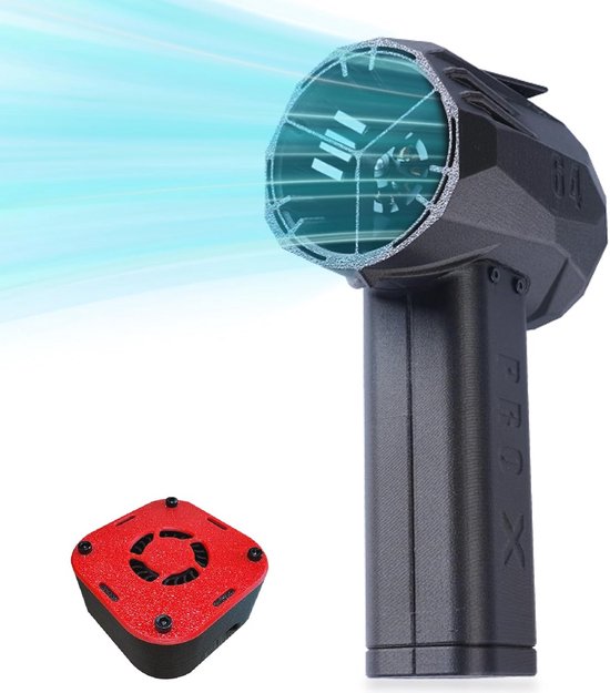 Mini Turbo Jet Fan 750W - 1500G Thrust en Snelle Windsnelheid tot 350Km/h van Merkloos	