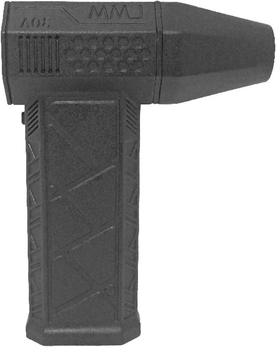 Mini turbostraalventilator - Krachtige blazer - Ruimte reinigen - 110.000 RPM luchtstroom - 45 M/s - Zwart