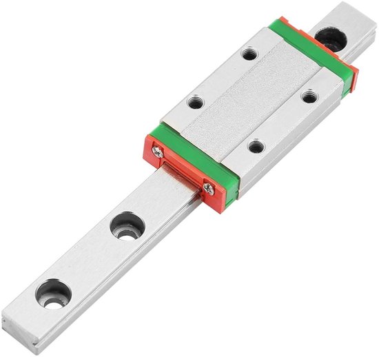 Miniatuur Lineaire Gidsrail 100mm met Sliding Block, 9mm Breedte voor Precisietoepassingen en Vloeiende Beweging