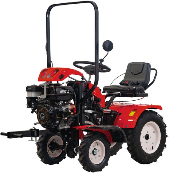 Minitractor 4x4 benzinemotor 10,9 pk elektrische start MW Tools MTR010 van Merkloos	
