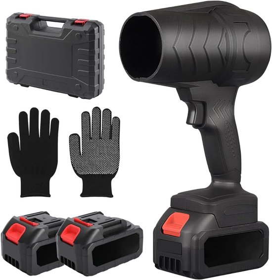 MIRA® Luchtblazer - Blower - Air Duster - Zwart - 15cm x 9cm x 22cm van Merkloos	