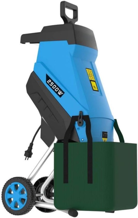 MIRA® Professionele Hakselaar Versnipperaar - Hakselaar Electrisch 50L - Versnipperaar Hakselaar – Blauw - 49cm x 40cm x 104cm van Merkloos	